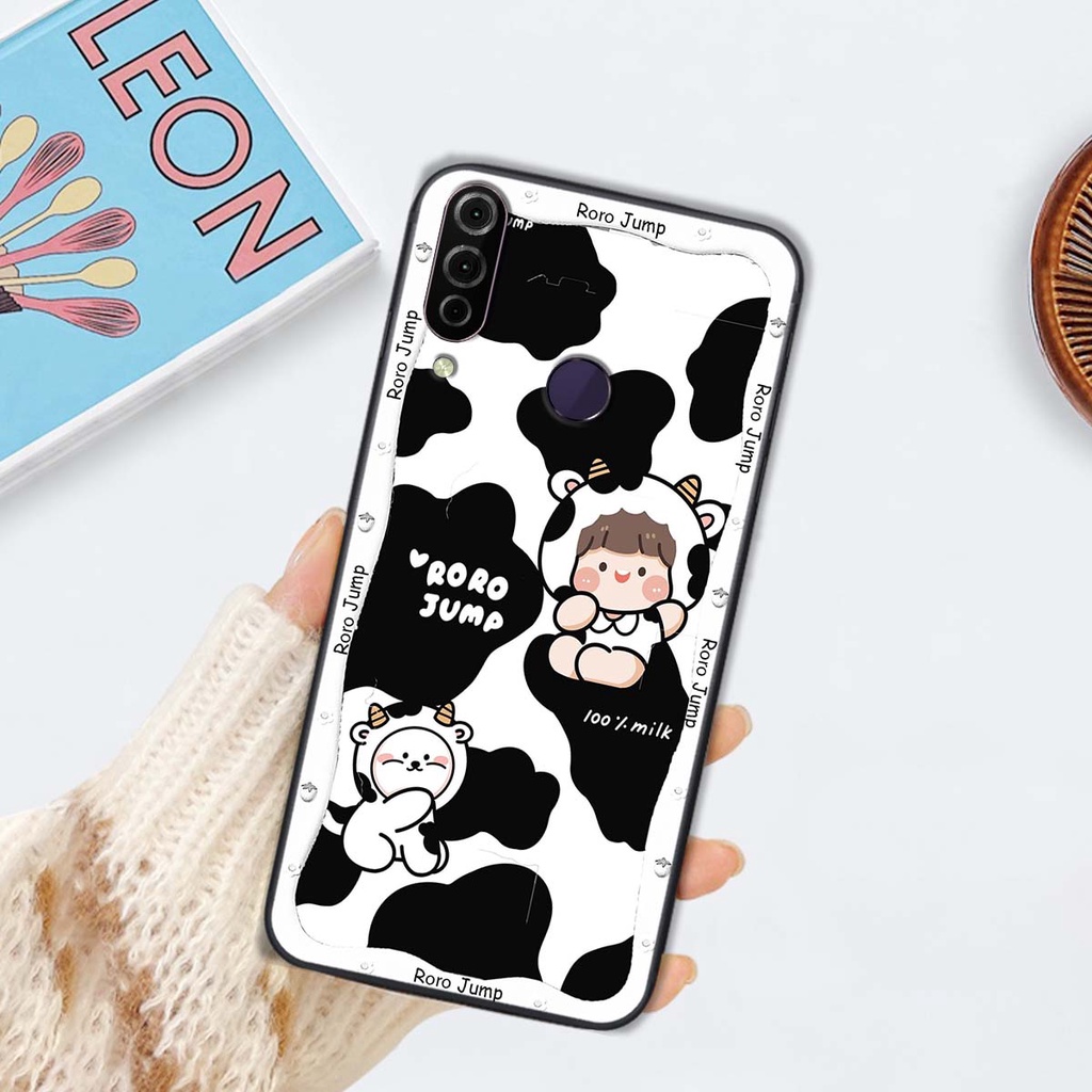 Ốp lưng Vsmart Joy 3 / Joy 3 Plus / Joy 3+ in hình gấu cute,bò sữa 3D cute dễ thương bảo vệ điện thoại