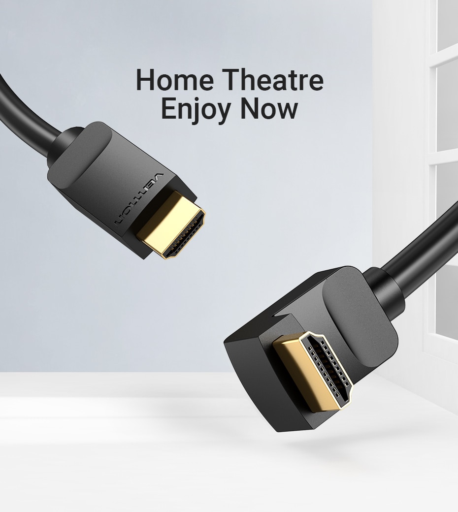 Dây cáp hdmi 4k hdmi 2.0 90 / 270 độ chuyên dụng cho apple tv ps4