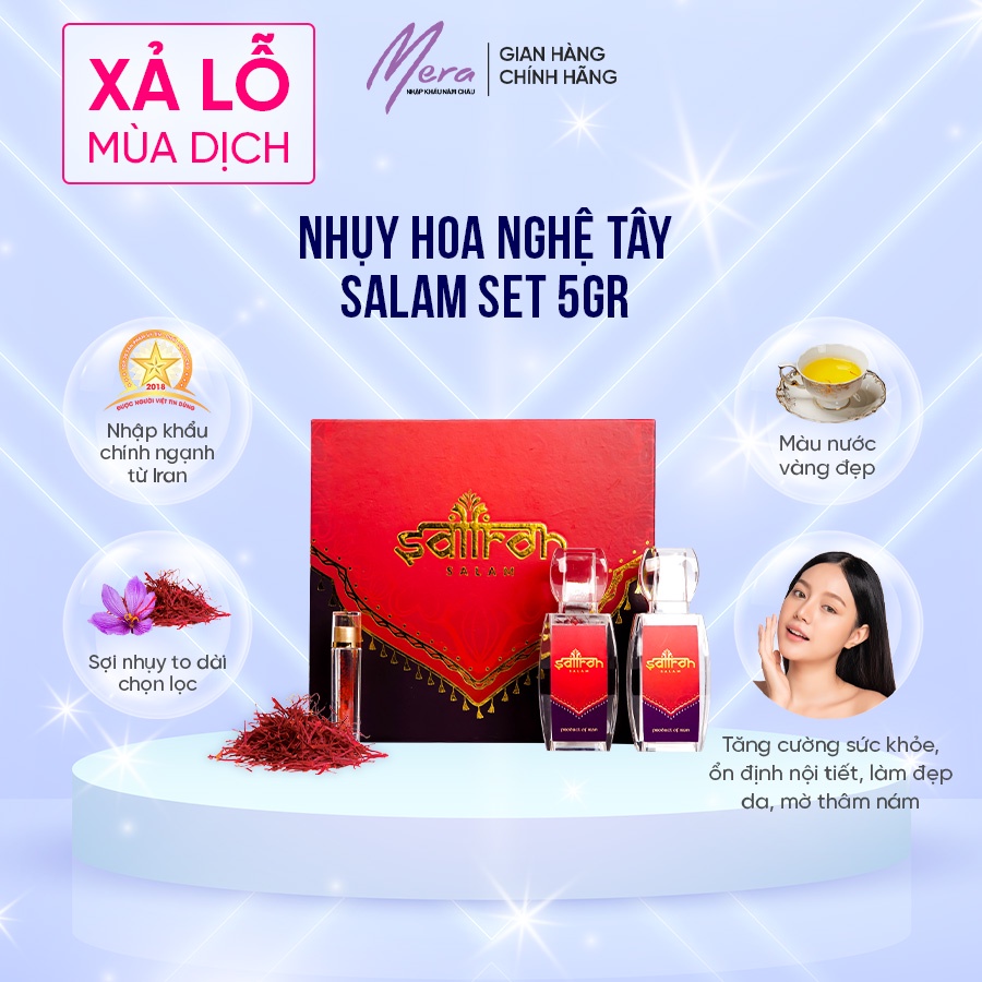 5gr Nhuỵ Hoa Nghệ Tây SAFFRON SALAM   [Date 03/2023]