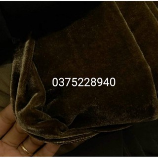 Vải nhung tơ tằm siêu cấp