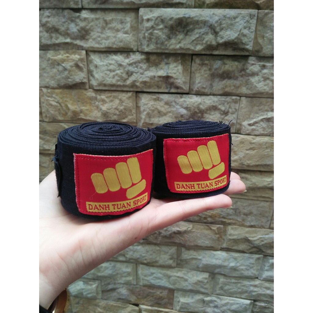Băng Đa Boxing, Băng cuốn Tay Đấm Bốc Võ Thuật hãng Danh Tuấn, 4,5m, Dây Quấn Tán Thủ, Muay, Handraps Boxing