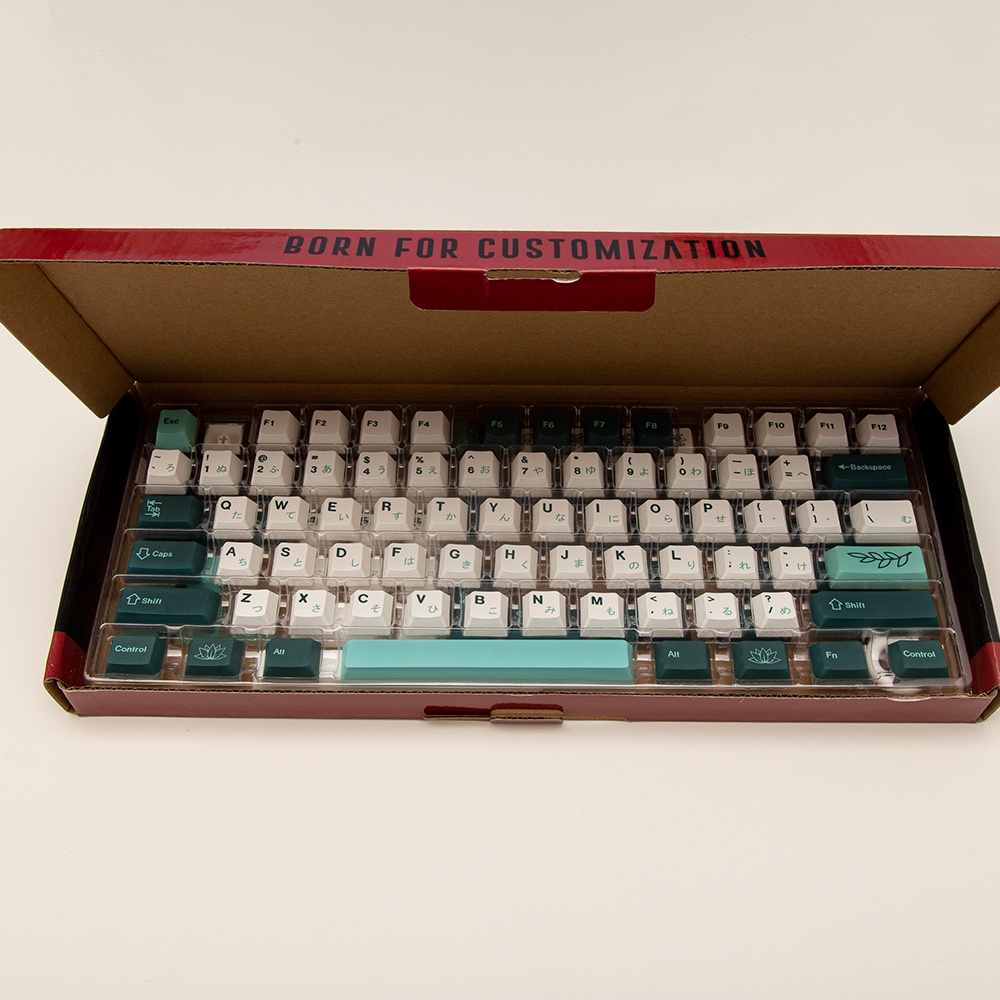 GMK botanical  keycaps cherry profile DYE-SUB pbt  keycap 135 keys 64/68/87/96/980