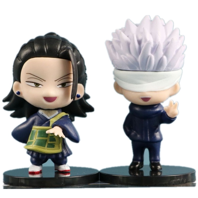 Set 6 Mô Hình Mô Phỏng Nhân Vật Phim Hoạt Hình Jujutsu Kaisen Gojo Inumaki