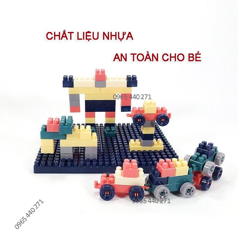 BỘ XẾP HÌNH LEGO 520 chi tiết lắp ráp sáng tạo cùng bé, hàng loại 1