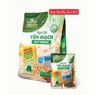 [DATE MỚI] Bột Ngũ Cốc Yến Mạch Xuân An Gói 400gr