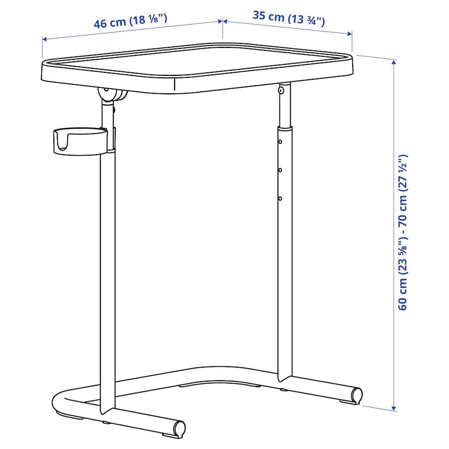 Bàn Học Để Cốc, Bàn Ăn Lắp GhépCó Chỗ Để Cốc Nước Mini Siêu Tiện Lợi Nhỏ Gọn