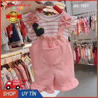 Yếm đùi hàn quốc bé gái 6-16kg - Có ảnh thật - Yếm quần, yếm cho bé - Shubishop.vn