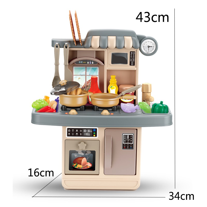 Bộ Đồ Chơi Nấu Ăn Nhà Bếp Vui Nhộn Cho Bé