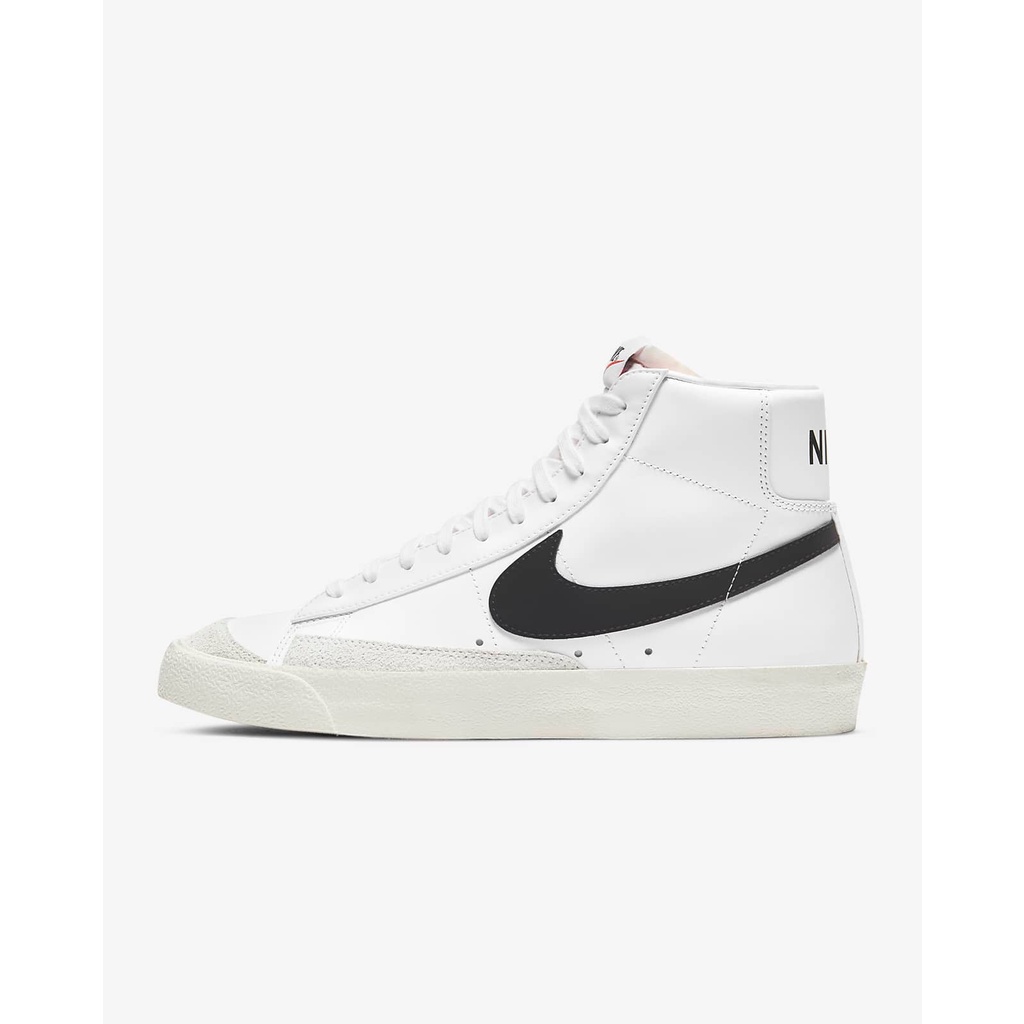 Giày Sneaker Nike Blazer Mid 77 Vintage White Black Cổ Cao,Thấp Kiểu Dáng Thể Thao Phối Màu Đen Trắng Cao Cấp Full Box