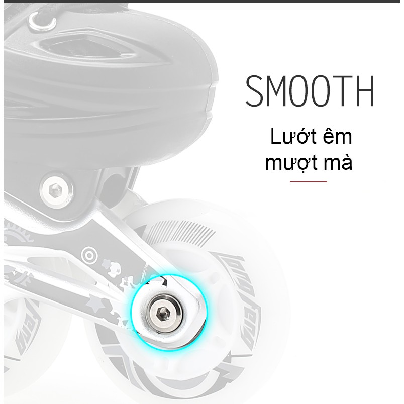 Giày trượt patin batin Longfeng 905 cao cấp tặng + ốc vít + chướng ngại vật batin batanh Longfeng 905