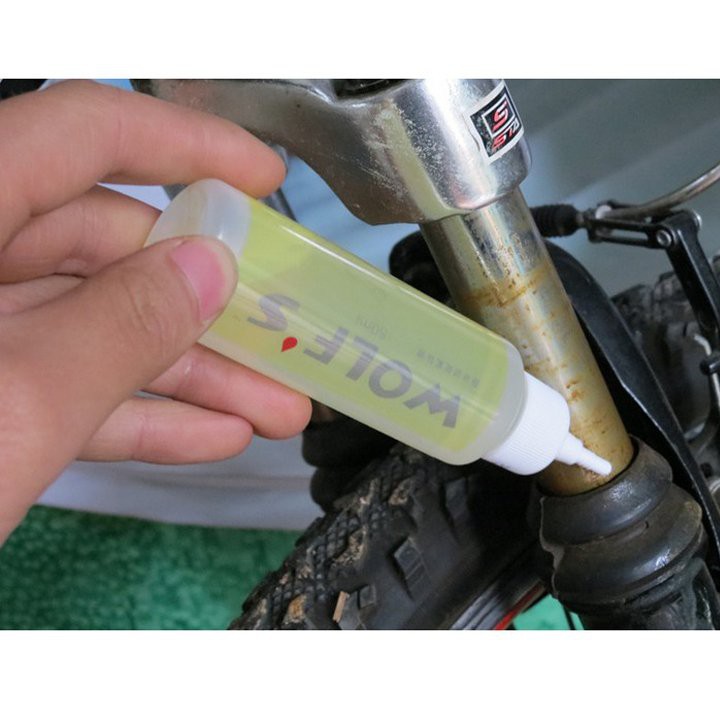 Dầu tra sên xích líp xe đạp Wolf's 50ml chính hãng