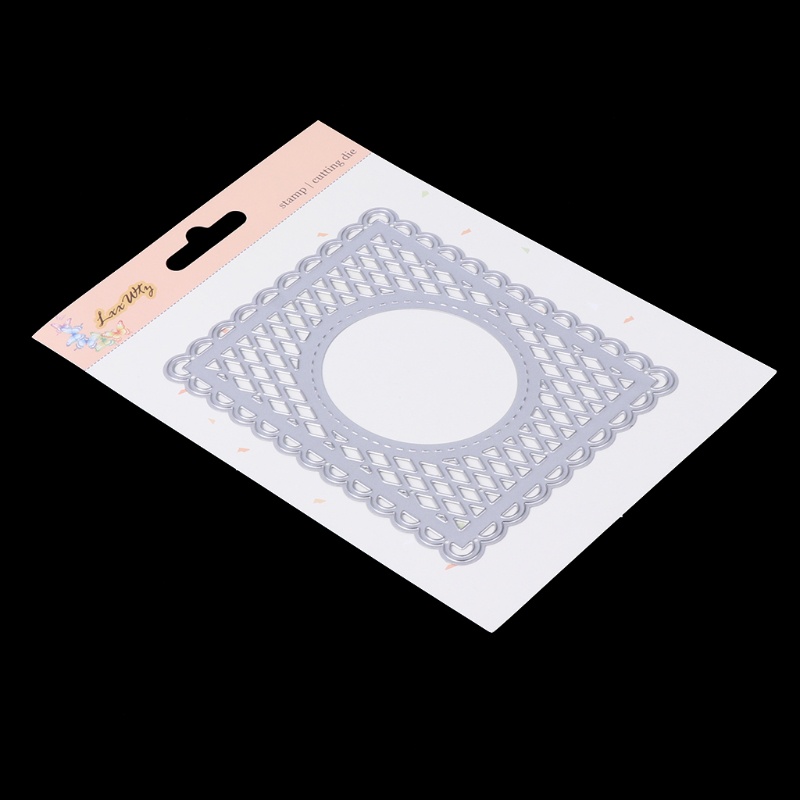 Khuôn Cắt Giấy Làm Từ Kim Loại Hình Tráng Gương Trang Trí Scrapbook