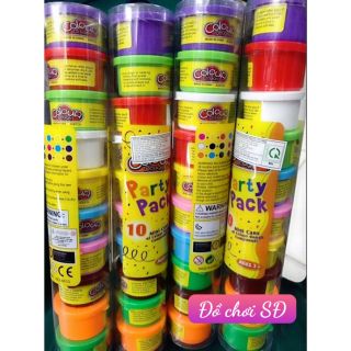 Lon đất nặn đất sét 10 màu