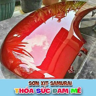 Sơn xịt Samurai màu đỏ candy Y138*