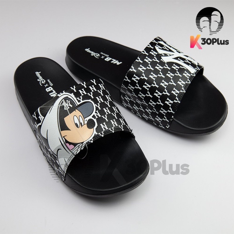 Dép MLB MicKey Quai Ngang logo Ny,LA