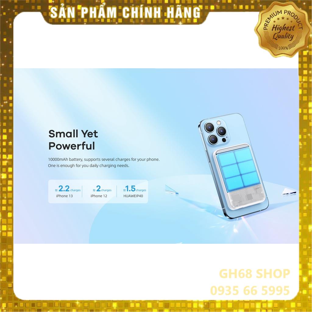 Sạc Dự Phòng Remax Magnetic Sạc Nhanh 20w Remax RPP-65 10000mah - Chính hãng REMAX