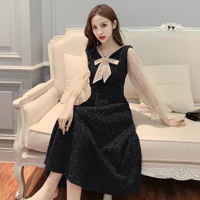 Đầm dài dáng ôm thời trang mùa thu 2020 hàng mới dành cho bạn nữ