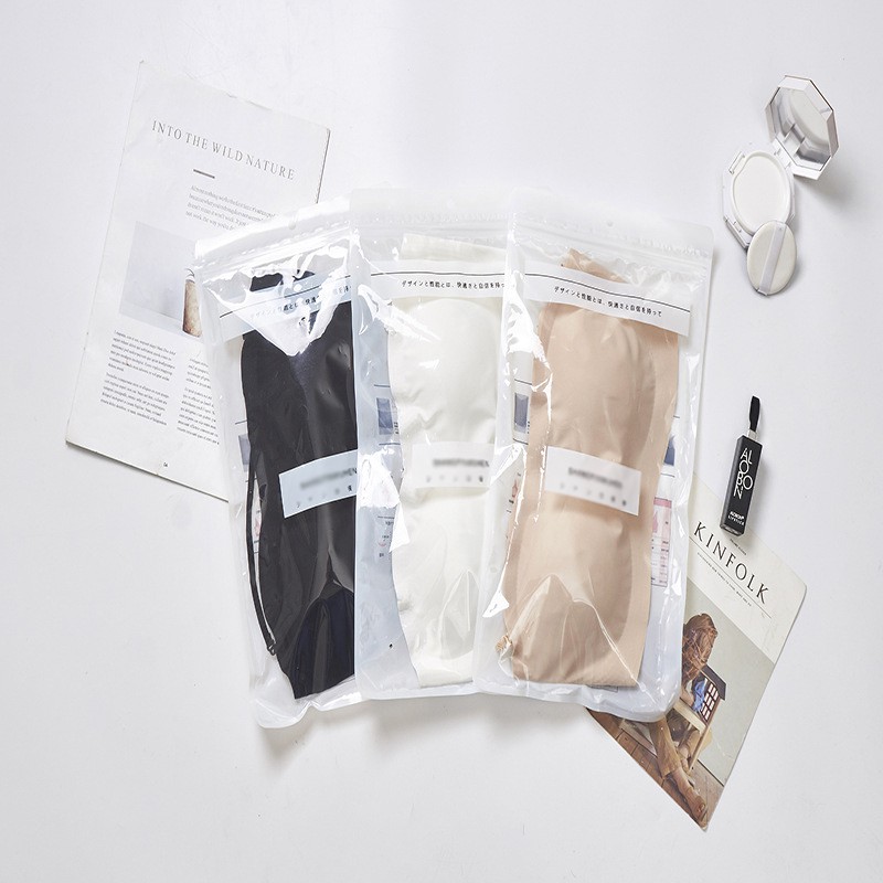 Áo bra su dạng ống 3 dây lưng không đường may - túi zip tặng kèm 2 dây cổ