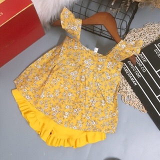 Sét bộ cánh tiên hoa nhí cho bé gái