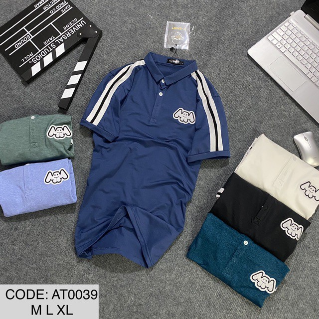 Áo polo nam cổ trụ AT0039 | BigBuy360 - bigbuy360.vn