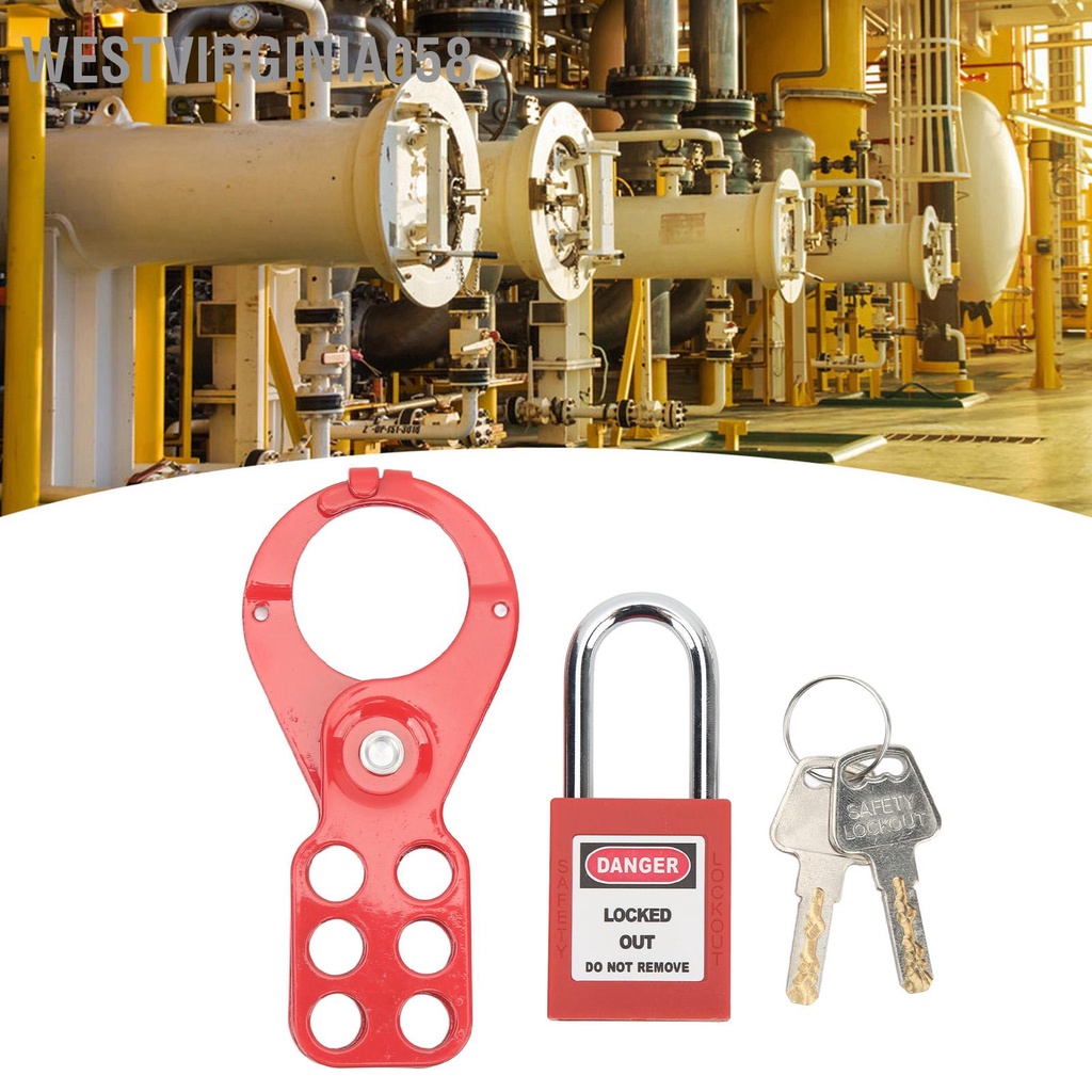Có thể bán buôn Lockout Tagout Kit với Khóa an toàn Hasp Padlock Loto Tag Key Tamper Proof cho thiết bị công nghiệp Westvirginia058 Hàng giao ngay