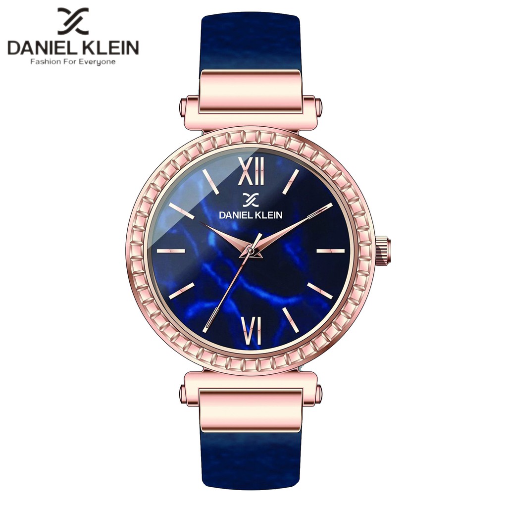 [Mã BMTTC60K giảm đến 60K đơn 50K] Đồng Hồ Nữ Daniel Klein DK12071-5 [ Chính Hãng Full Box ] Chống Nước , Dây da