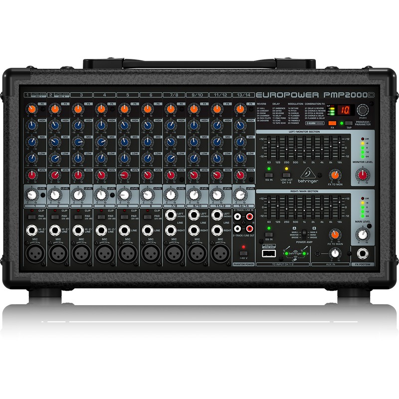 MIXER LIỀN CÔNG SUẤT BEHRINGER EUROPOWER PMP2000D NHẬP KHẨU CHÍNH HÃNG