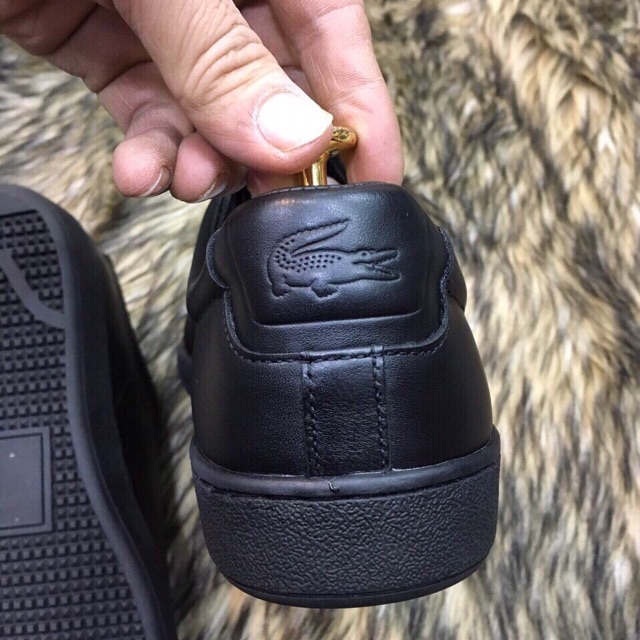 [FLASH SALE] Giày LC Da Bò Xịn Màu Đen Đế Đen - Bảo Hành 24 Tháng :p
