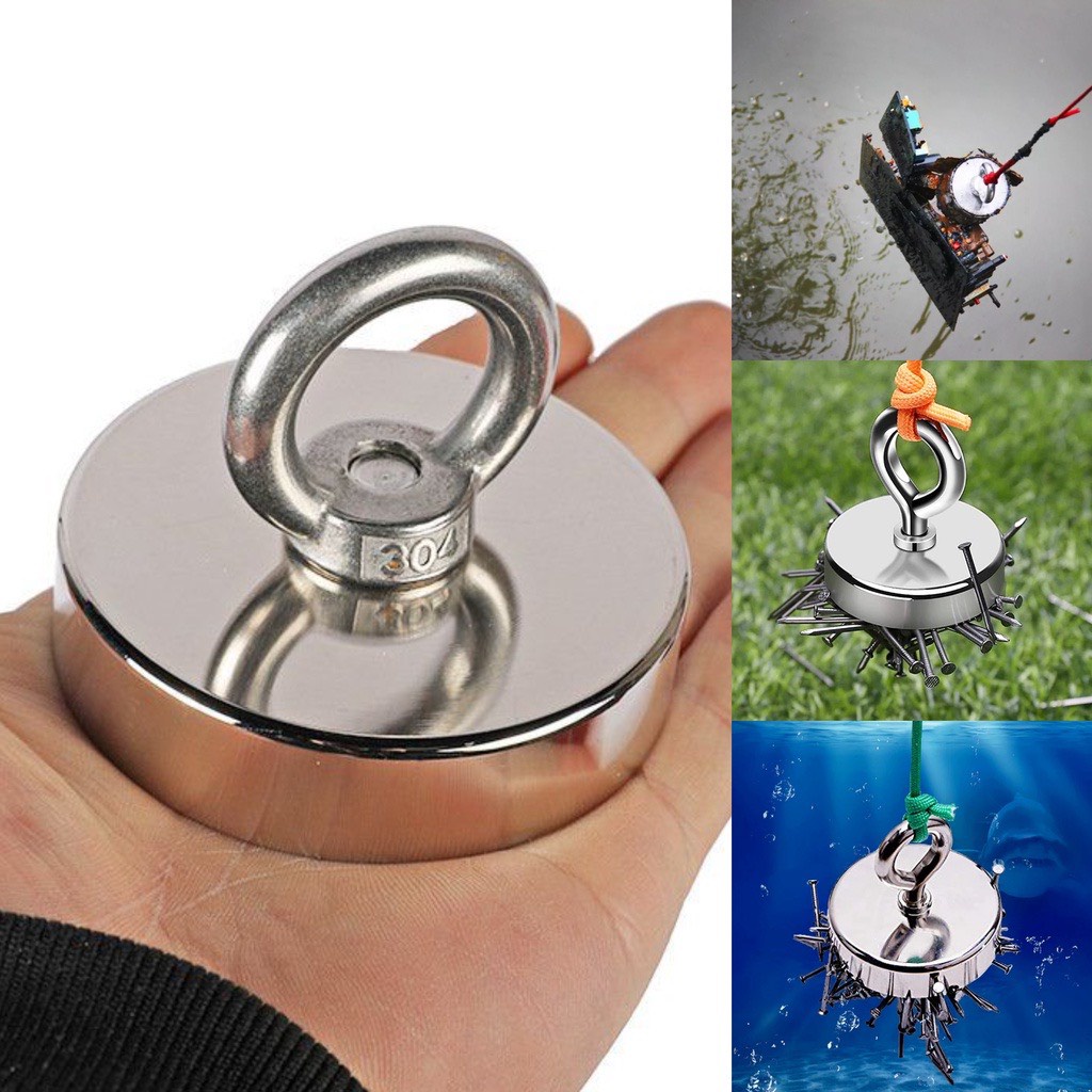 Nam châm móc treo tròn, móc hỏi  D32. D25mm, D20,D16, D42,, .. nam châm cứu hộ