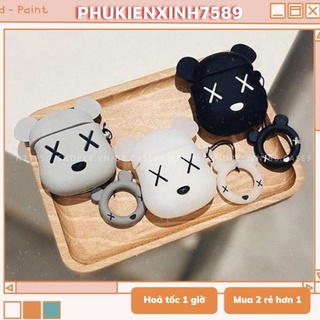 🔥 Case Ap 1/2 & Pro 🔥 Freeship 🔥 VỎ BỌC BEARBRICK x KAWS - Cho Tai Nghe Không Dây (Bluetooth) - TGDĐ89