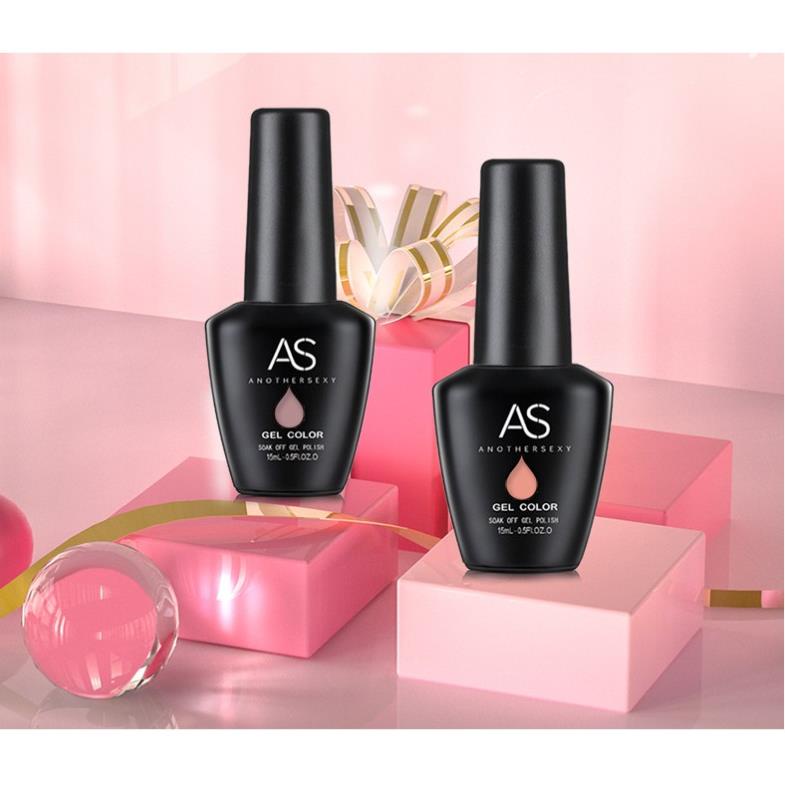 Sơn Gel AS vỏ đen Mã JR ( Cam Kết Chính Hãng - làm khô sơn gel bằng máy hơ uvled )