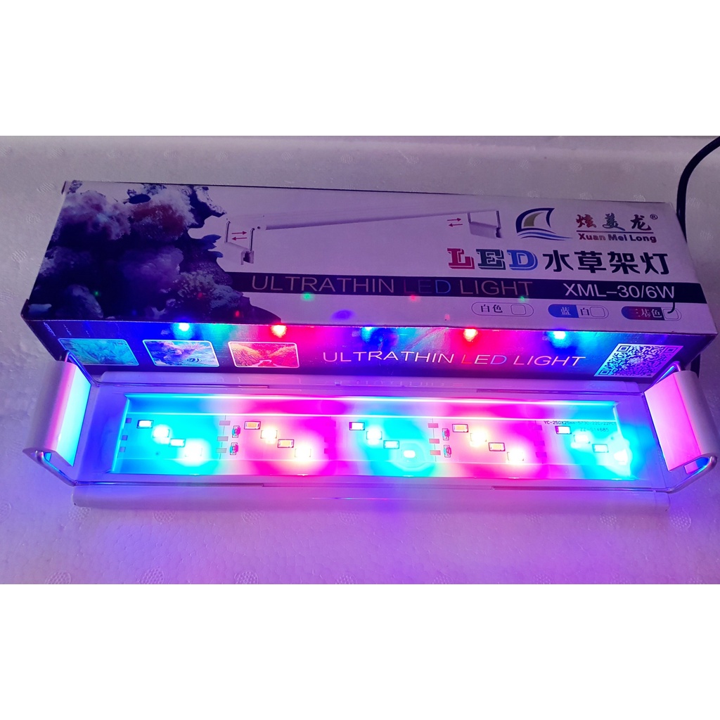 Đèn LED bể cá XML LED bể thủy sinh Đèn led XuanMeiLong đổi màu cho bể cá cảnh