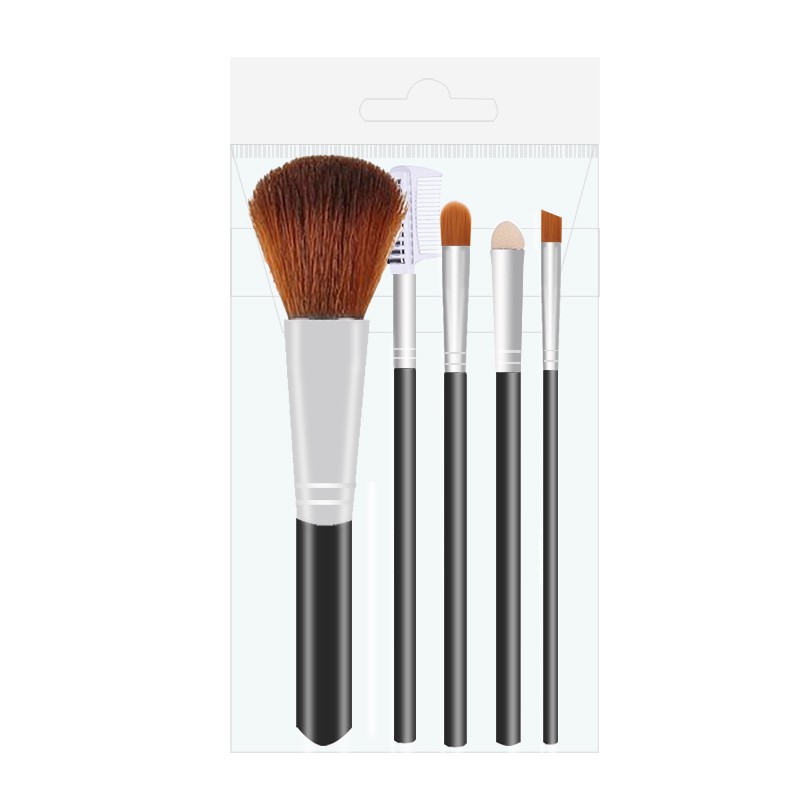 (Hàng Mới Về) Set 5 Cọ Trang Điểm Lamuseland 1406-b Tay Cầm Màu Đen | BigBuy360 - bigbuy360.vn