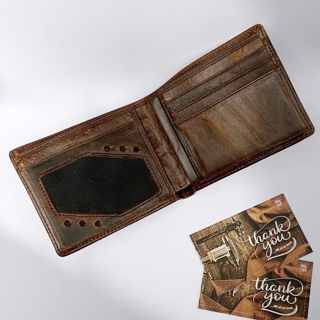 Ví nam da bò cao cấp - Đựng Vừa Giấy Tờ Xe Tiện Lợi - Gạt Tàn Store