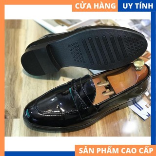 Giày Tây Nam Da Bóng Đế Kép Lịch Lãm [HÀNG ĐẸP]
