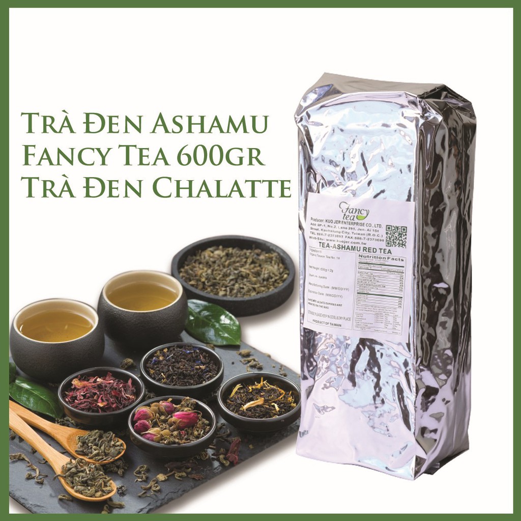 Hồng trà Ashamu Fancy Tea (Đài Loan) 600g