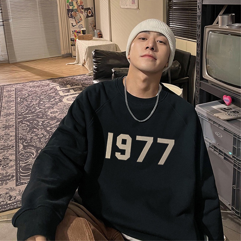 Áo Sweate Essentials FOG 1977,Fear Of God Essentials Sweater SS2022 chất liệu Cotton Nỉ bông,4 màu BapeVN