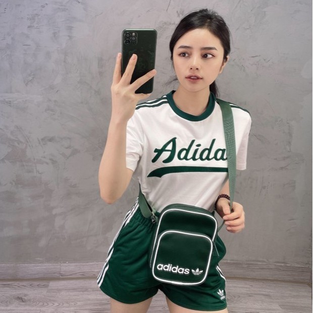 [ SIÊU RẺ - SALE LỖ ] Túi đeo chéo Adidas Mini Bag Vintage - Green XUẤT DƯ | BigBuy360 - bigbuy360.vn