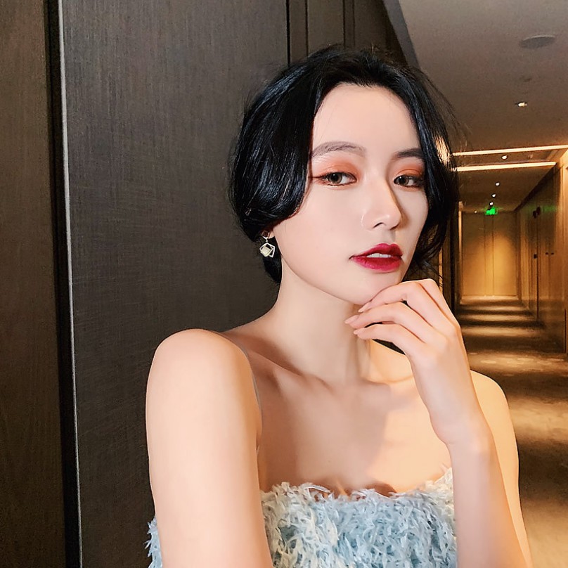 Bông Tai Mạ Bạc 925 Đính Đá Zircon Sang Trọng Cho Nữ / Khuyên tai