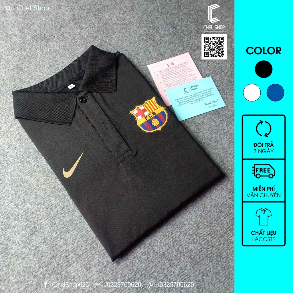 Áo polo cao cấp Barcelona mùa 2022/23 [ẢNH THẬT]