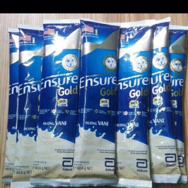 Sữa gói Ensure Gold ( Hương Vani/ Hương Cà Phê / Hương Trà Xanh )
