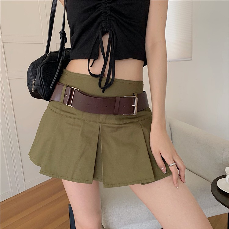Mới Chân Váy Ngắn Lưng Cao Xếp Ly Phong Cách Hàn Quốc Thời Trang Cho Nữ | BigBuy360 - bigbuy360.vn