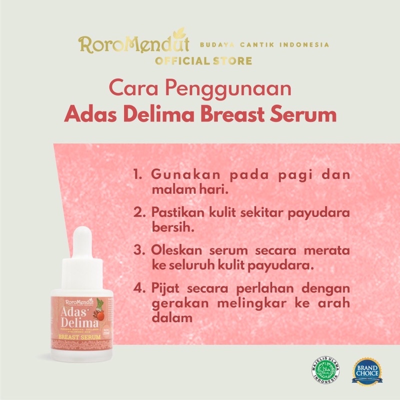 Serum Chiết Xuất Lựu Roro MENDUT Adas Cho Ngực | BigBuy360 - bigbuy360.vn