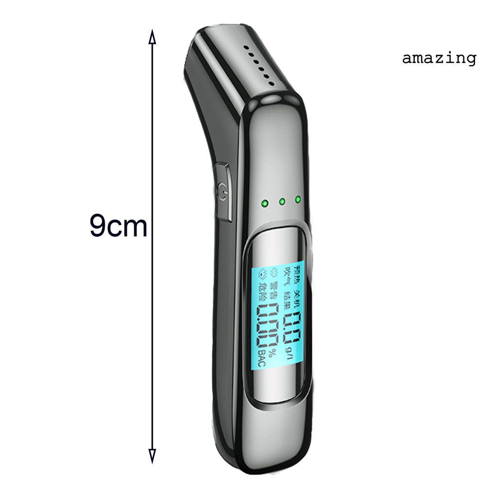 Thiết Bị Đo Nồng Độ Cồn Trong Hơi Thở Độ Chính Xác Cao Có Màn Hình Led Kỹ Thuật Số Cho Xe Hơi