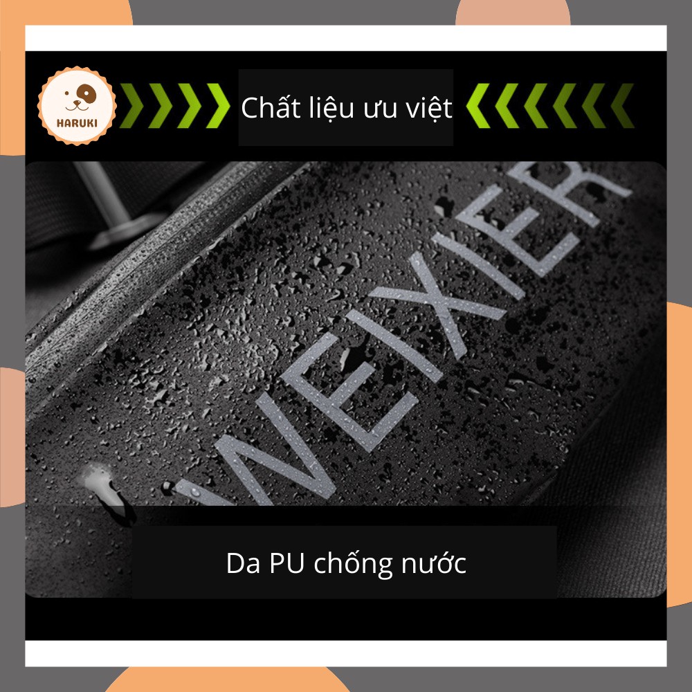 Túi đeo hông đeo thắt lưng Weixier chống nước sử dụng chạy bộ tập thể dục vừa đeo chéo thời trang - HARUKI Shop | BigBuy360 - bigbuy360.vn