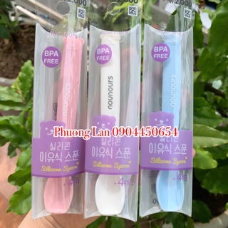 Thìa silicon Nounours - nội địa Hàn