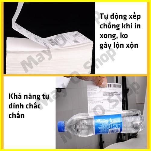 Giấy In Nhiệt, In Bill Hóa Đơn Khổ A6 Tự Dính Giá Rẻ Dạng Tệp 500 Tờ In Đơn Shopee TMĐT Có Sẵn Lớp Dán May O Shop