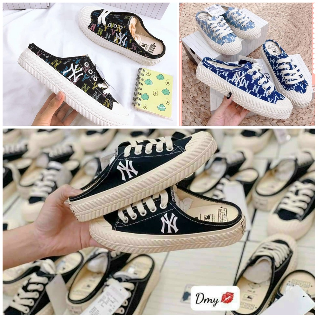 Giày Sục NY Đạp Gót Đế Độn 4cm Siêu Êm, Siêu Bền