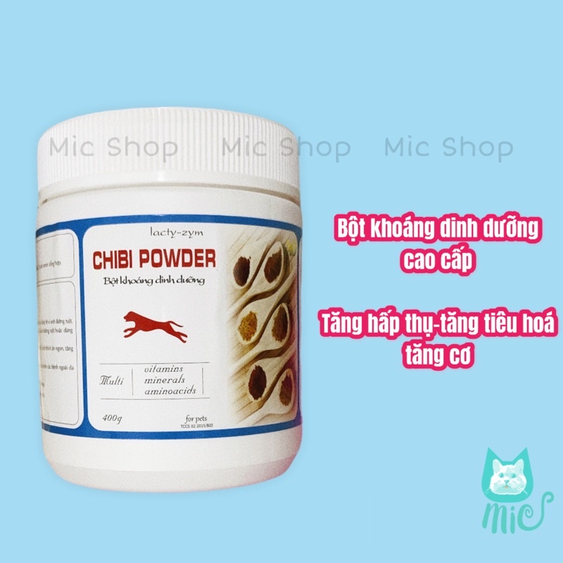 Bột khoáng dinh dưỡng-Chibi Powder kích thích chó ăn ngon