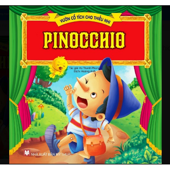 Sách - Vườn Cổ Tích Cho Thiếu Nhi - Pinocchio